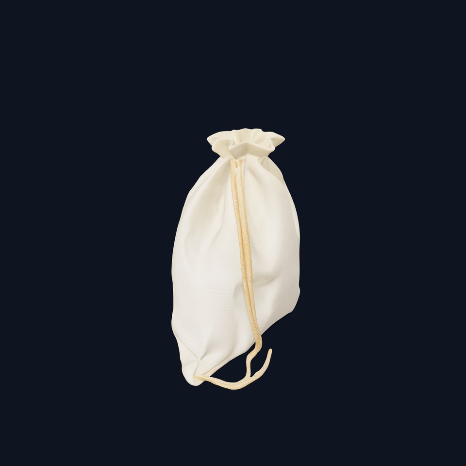 Drawstring Canvas Bag Model Pack